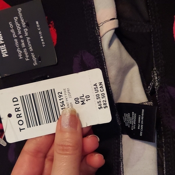 Torrid NEW Pixie Pants Size 00R - Picture 6 of 10